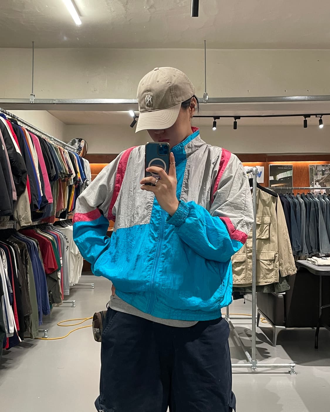 90s 올드스쿨 바람막이 자켓 상품이미지2