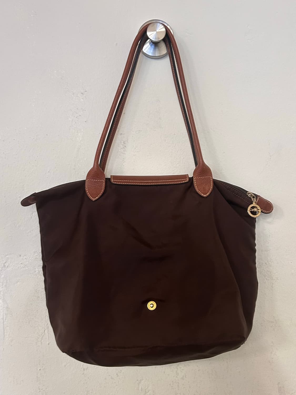 롱샴 르 플리아쥬 숄더백 브라운 상품이미지4