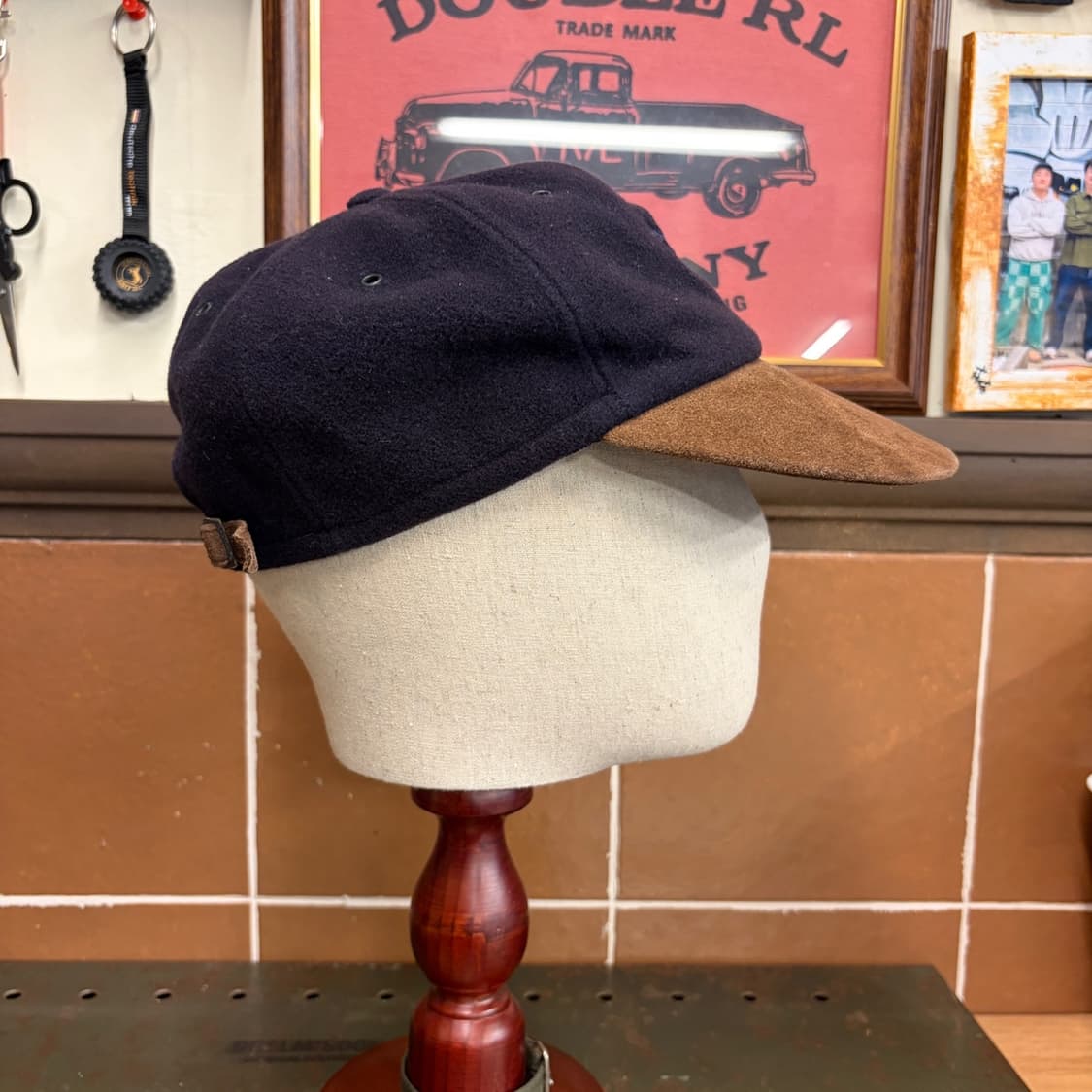 1881 Italia Wool & Suede Cap Italy L 상품이미지3