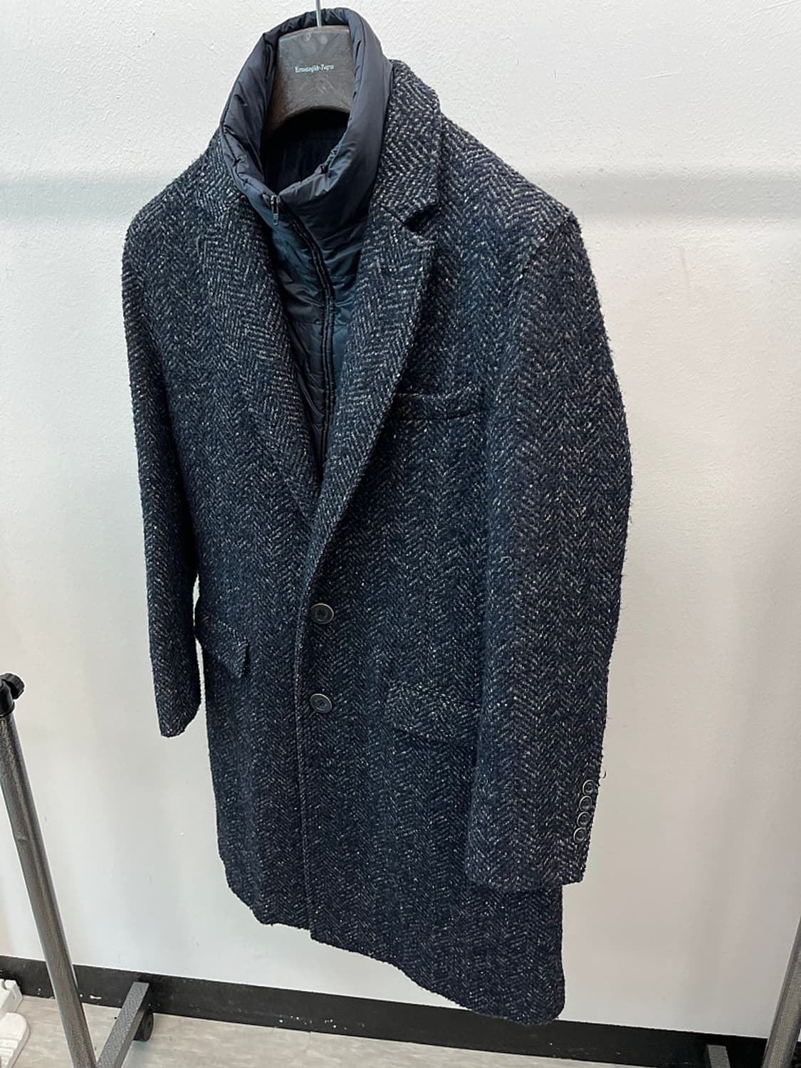 95-100) 에르노 헤링본 울코트  상품이미지1