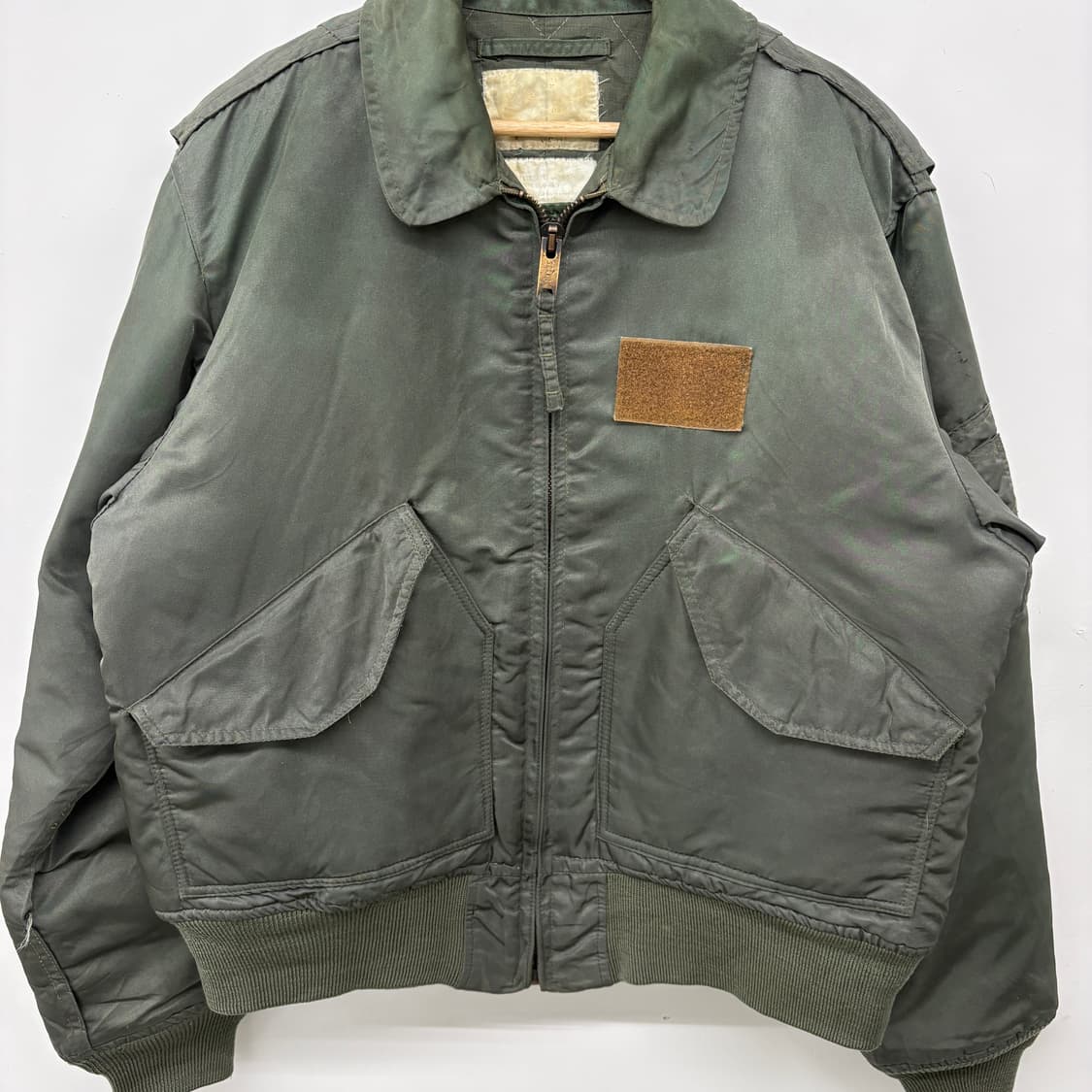 USA CWU-45P 군용 항공 MA-1 봄버 자켓 남성XL 상품이미지2