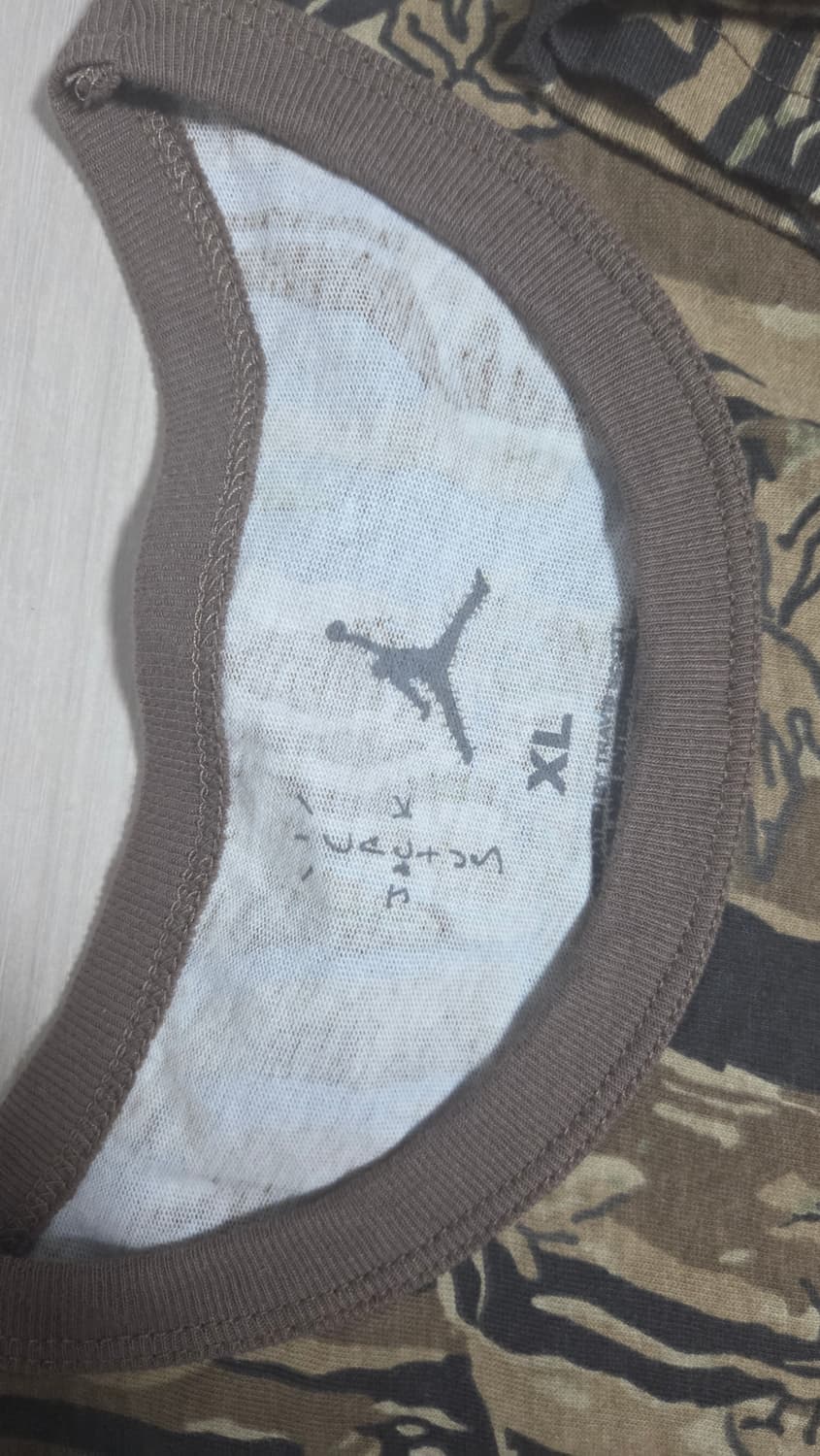 [XL] 트래비스 스캇 캑터스잭 조던 highest 반팔 티셔츠 카모 상품이미지5