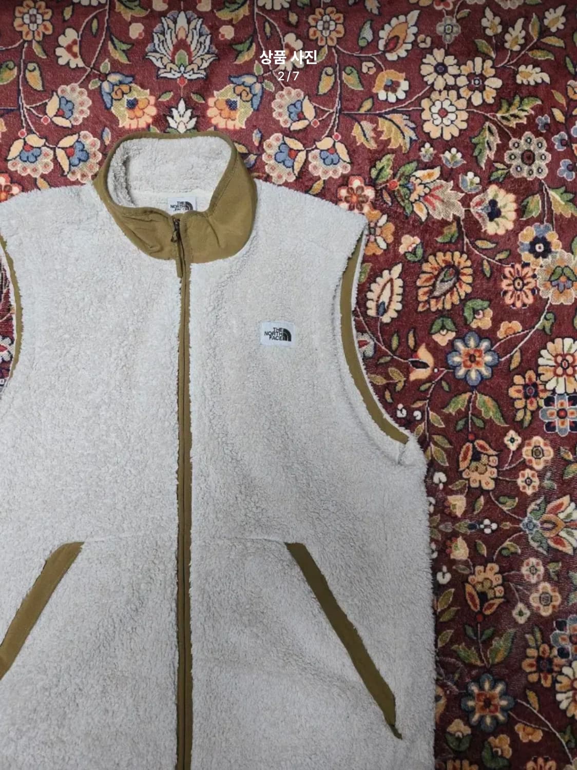 [노스페이스] 뽀글이 보아 플리스 베스트 (조끼) / 아이보리 / XL 상품이미지2