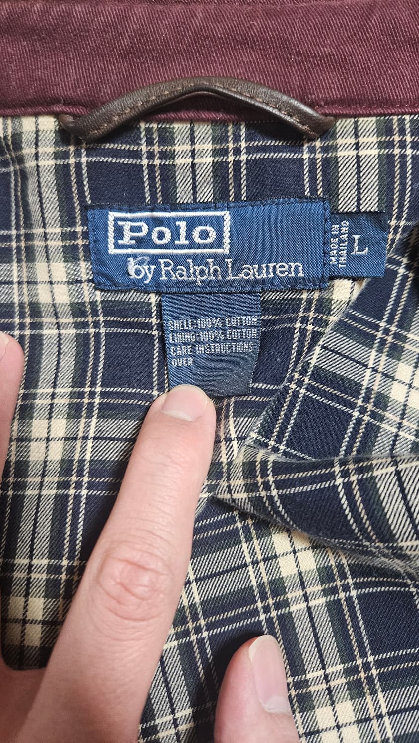 빈티지 폴로 스윙탑 버건디 L 상품이미지3