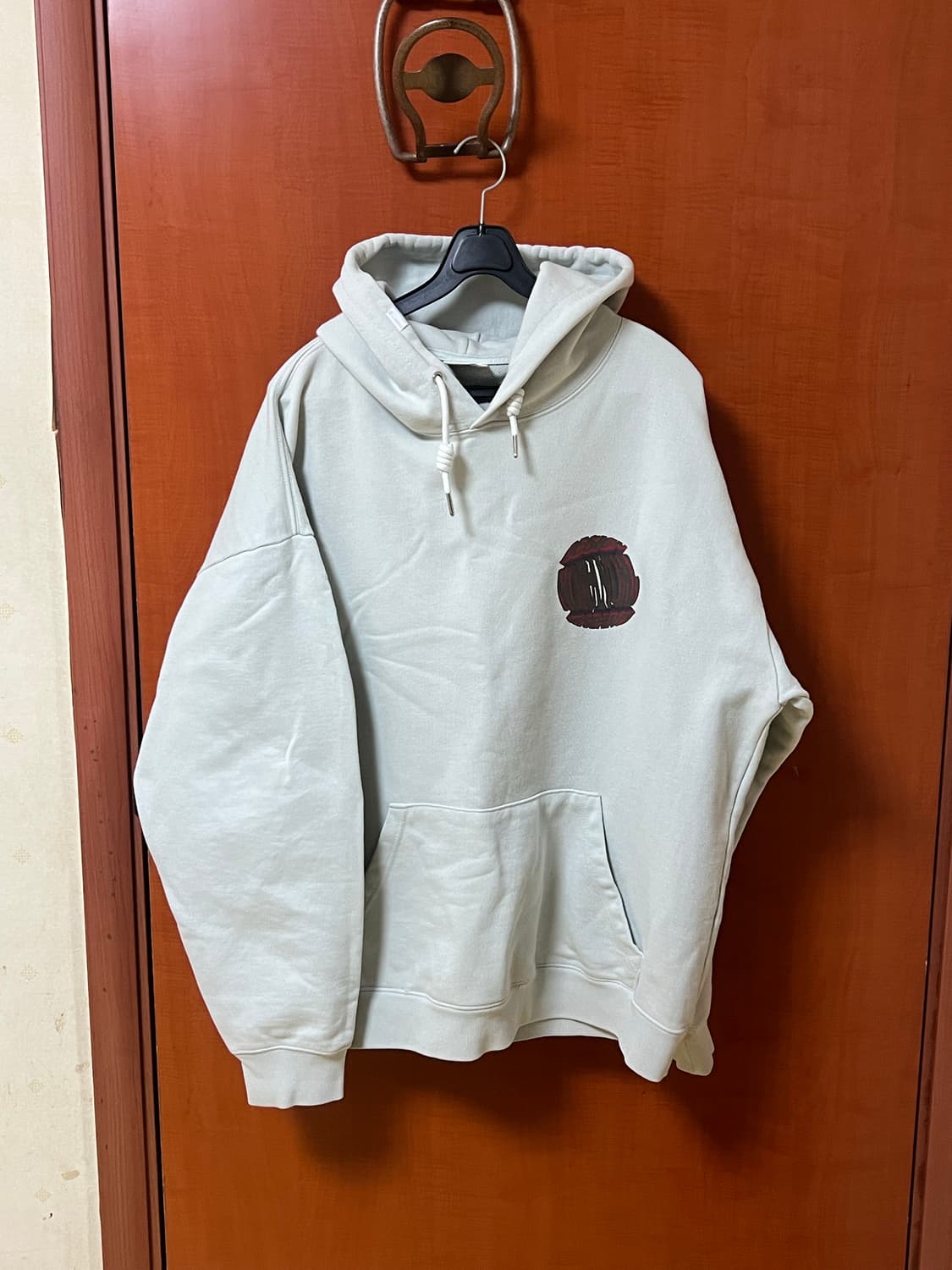 노매뉴얼 백로고 후드티 XL 상품이미지1