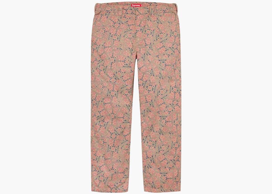 슈프림 21FW 플로럴 워크 팬츠 32사이즈 상품이미지1