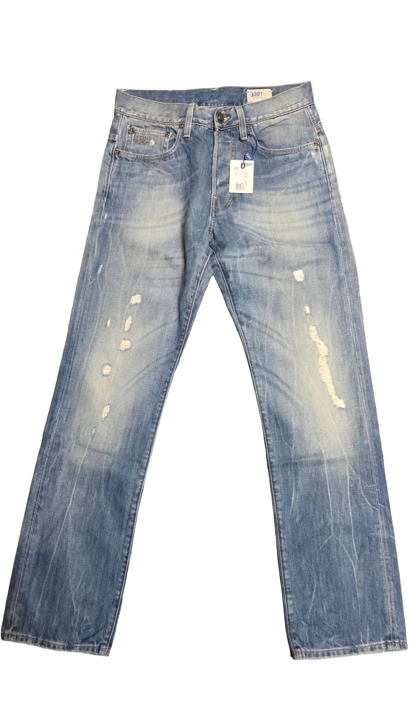 G-STAR RAW 3301 스트레이트 핏 청바지(W29/L32) 상품이미지1