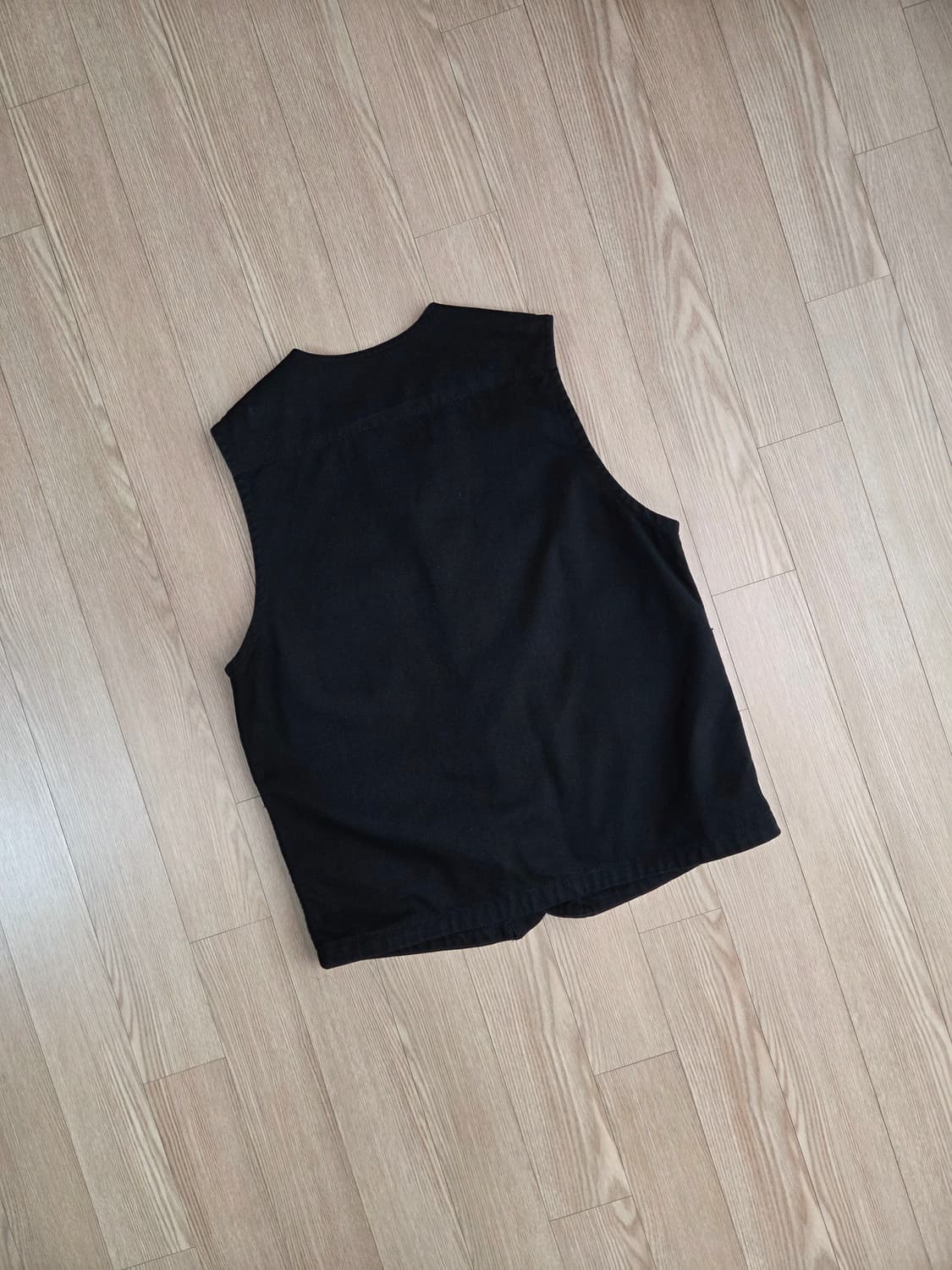 핸드워크 블랙 워크 베스트 상품이미지5