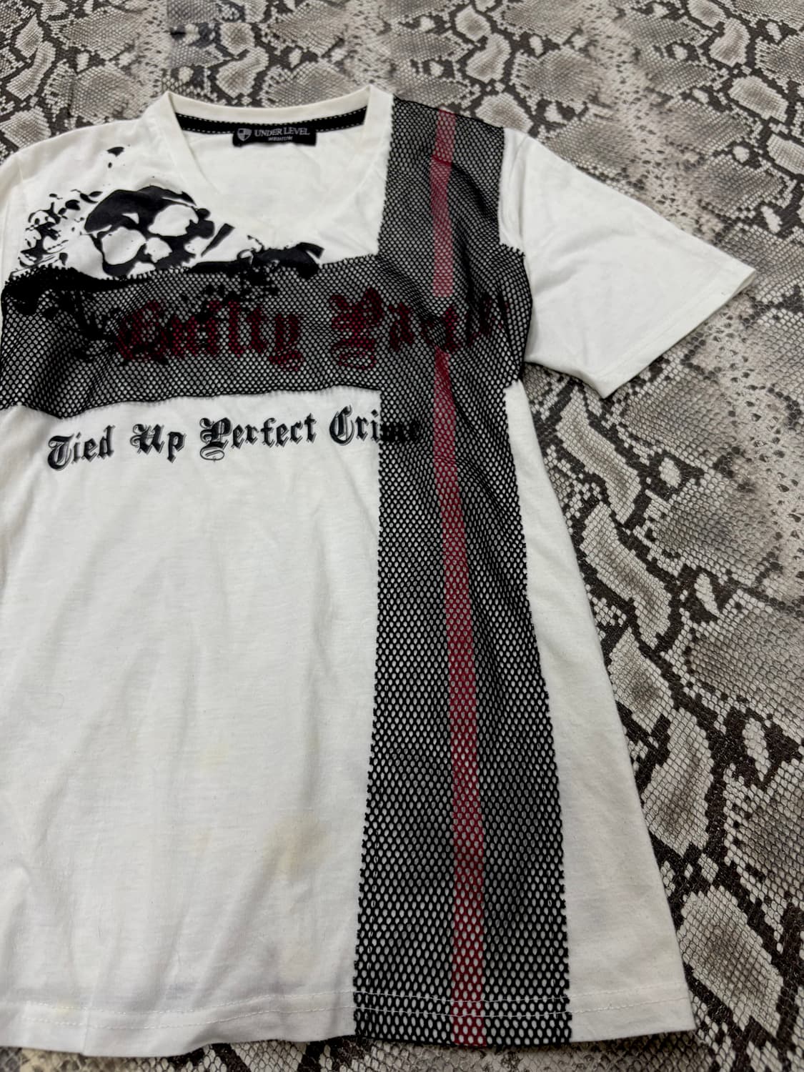 “Vintage” 00’s Design Skull Print Tee 상품이미지2