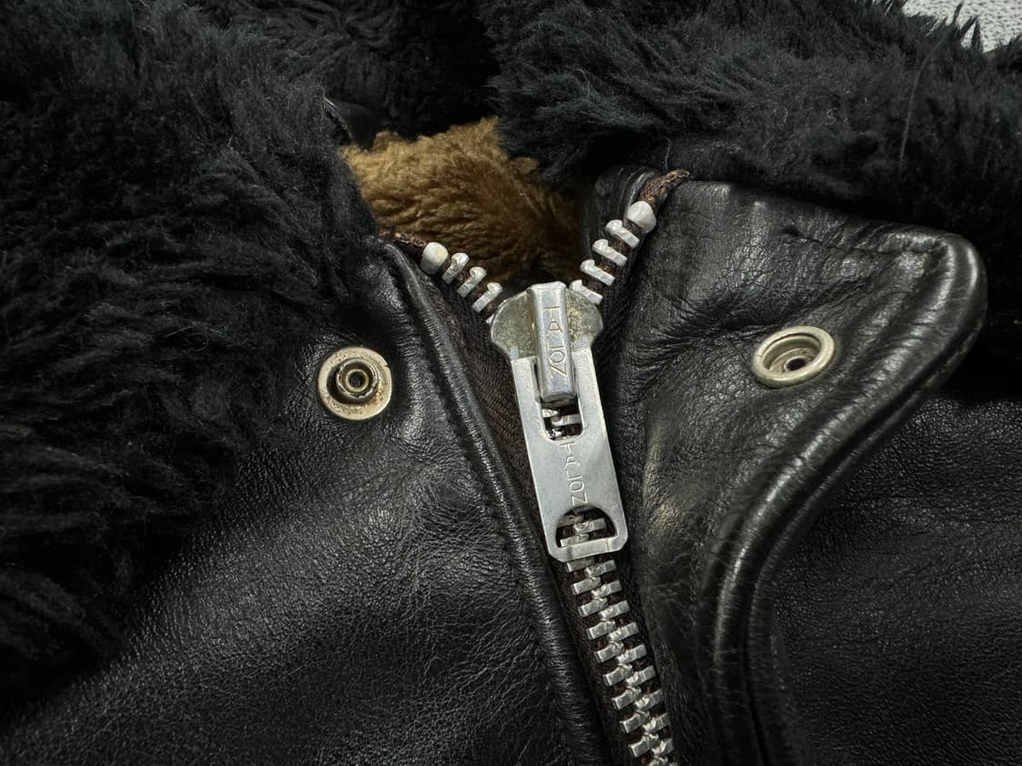 Golden Flecce 80-90s G-1 레더자켓 상품이미지6