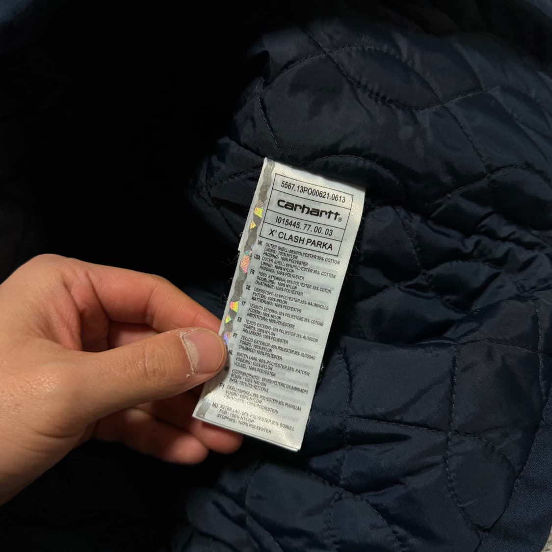 칼하트 스펠아웃 야상패딩 상품이미지4