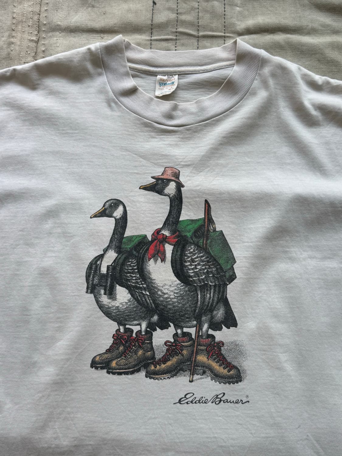 80s Eddie Bauer Print T shirt 상품이미지2