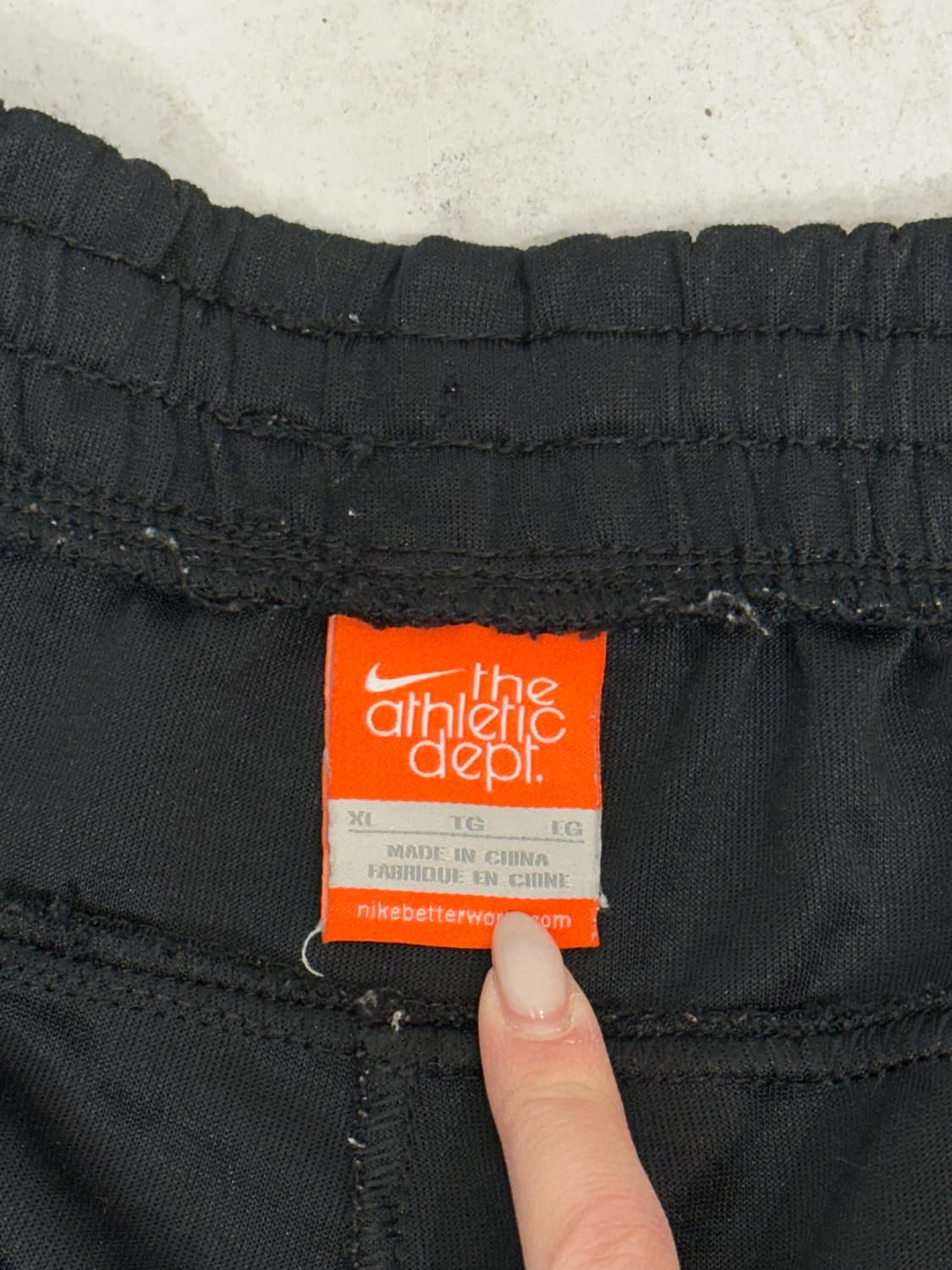 나이키 블랙 와이드 옐로우 사이드 라인 트레이닝 팬츠 추리닝 바지 XL 상품이미지7