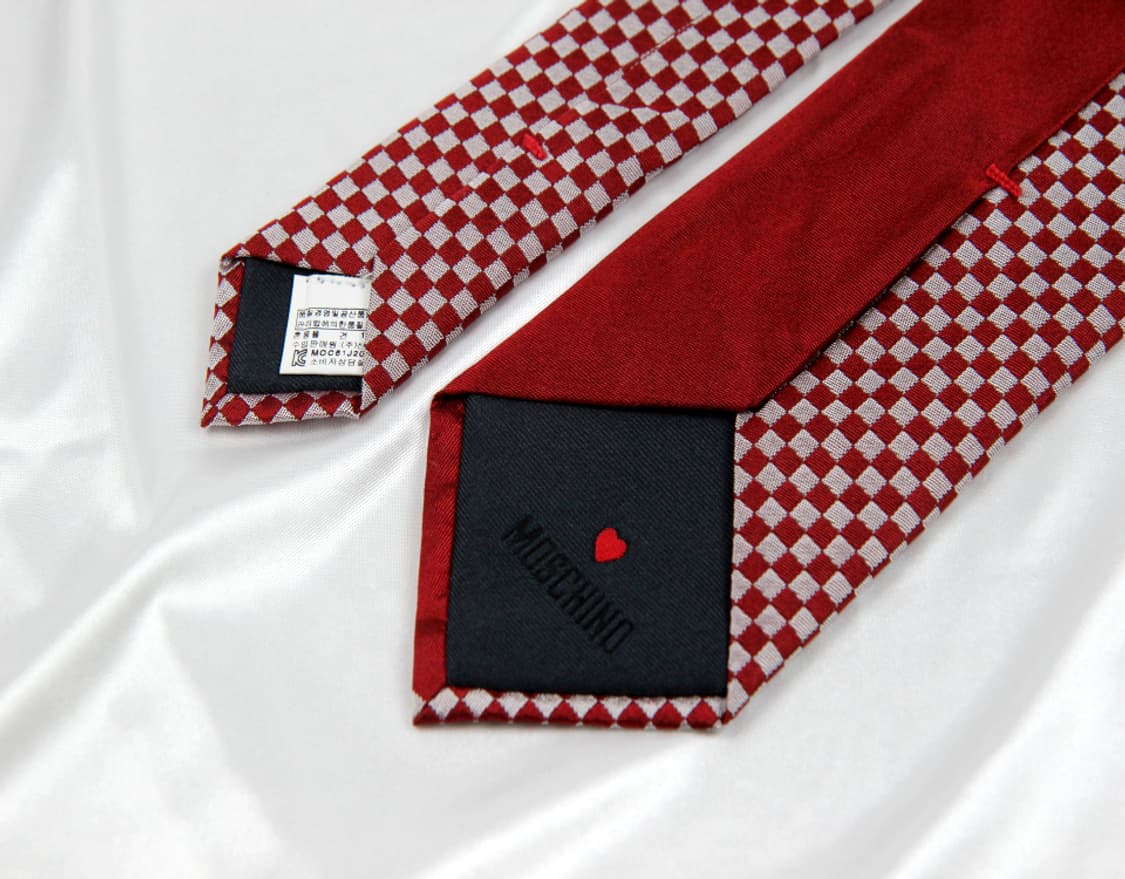 모스키노 8.2cm 미사용 신형 남자 명품 넥타이 상품이미지4