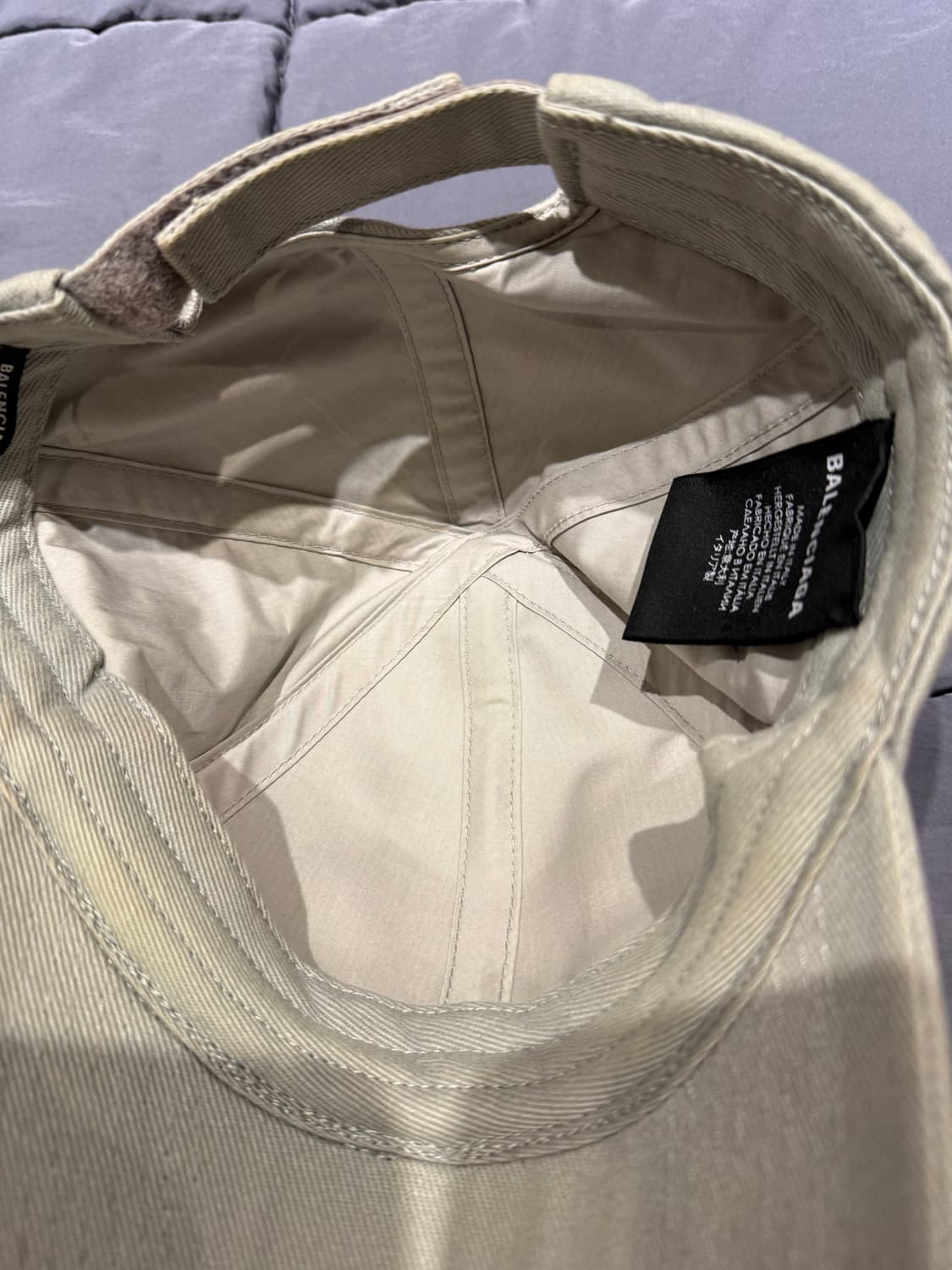 발렌시아가 볼캡 그레이 L 상품이미지4