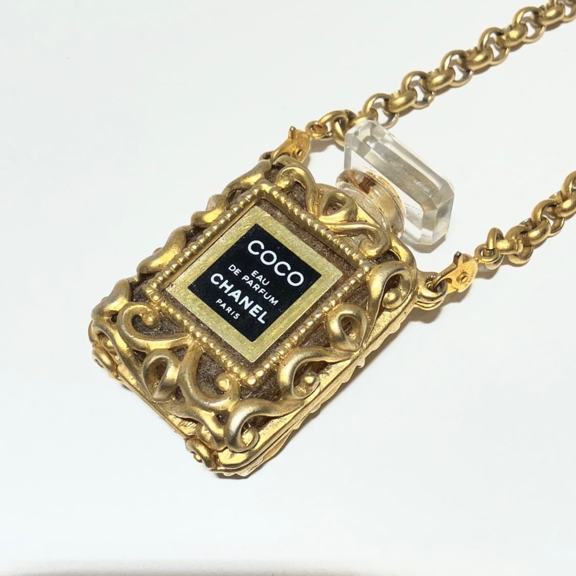 [정품]  우주매물 빈티지샤넬 COCO 향수목걸이 샤넬 퍼퓸 네크리스 상품이미지4