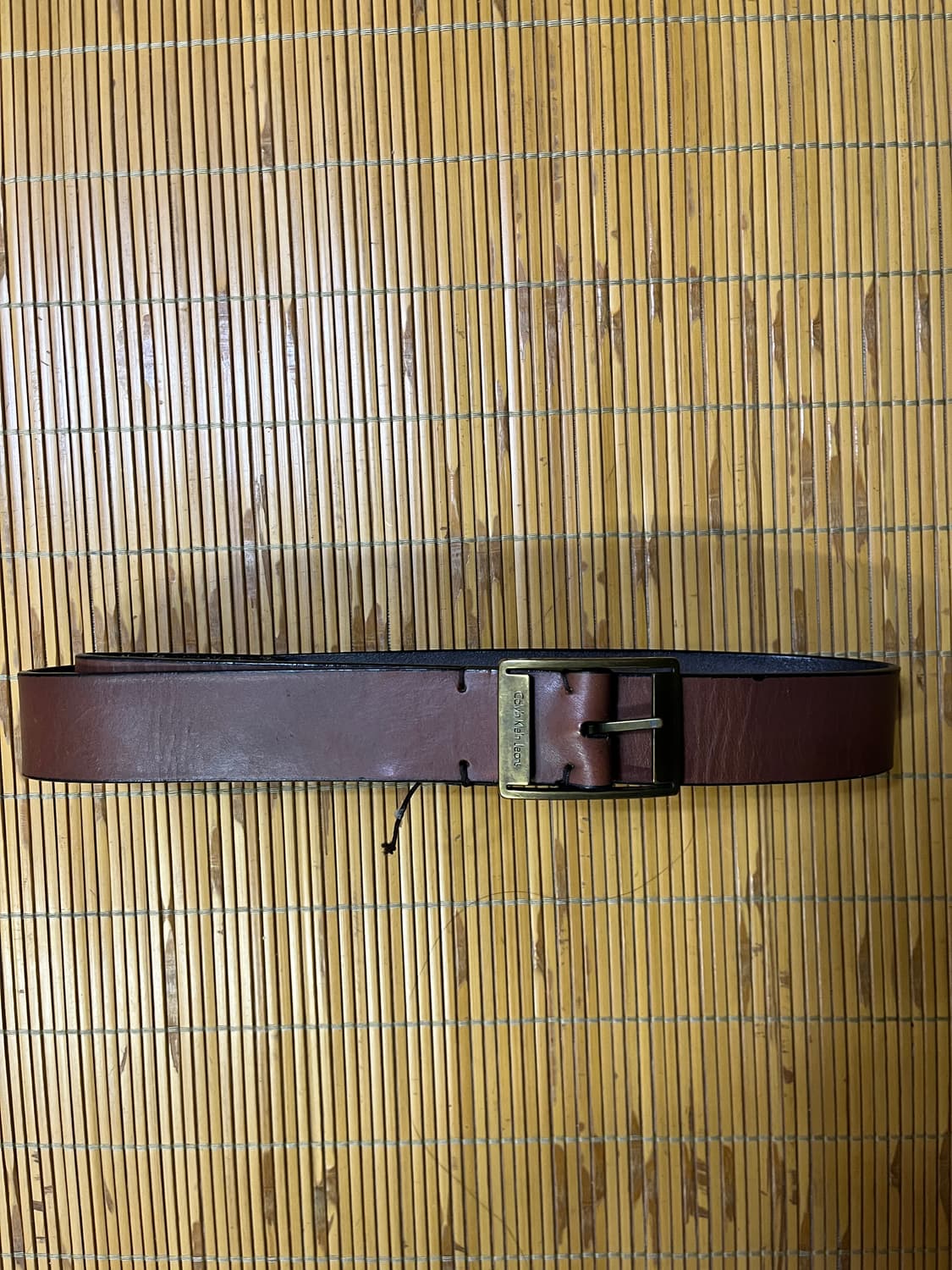 캘빈클라인 브라운 레더 벨트 상품이미지1