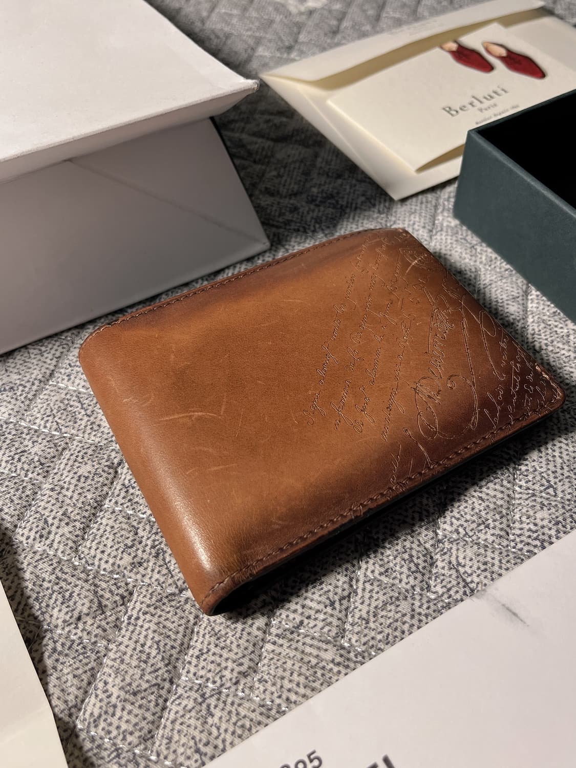 [급처] 벨루티 반지갑 풀구성 상품이미지2