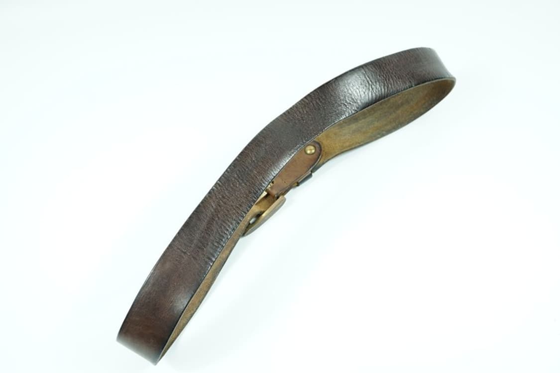 아메카지 무드 리얼 통가죽 단풍 장식 벨트 상품이미지2