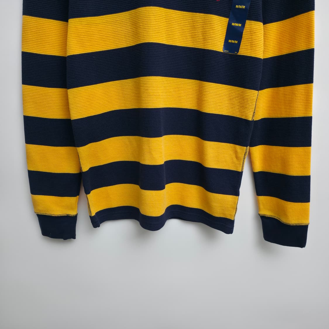 [M] 새상품 폴로 랄프로렌 스트라이프 와플티 상품이미지3