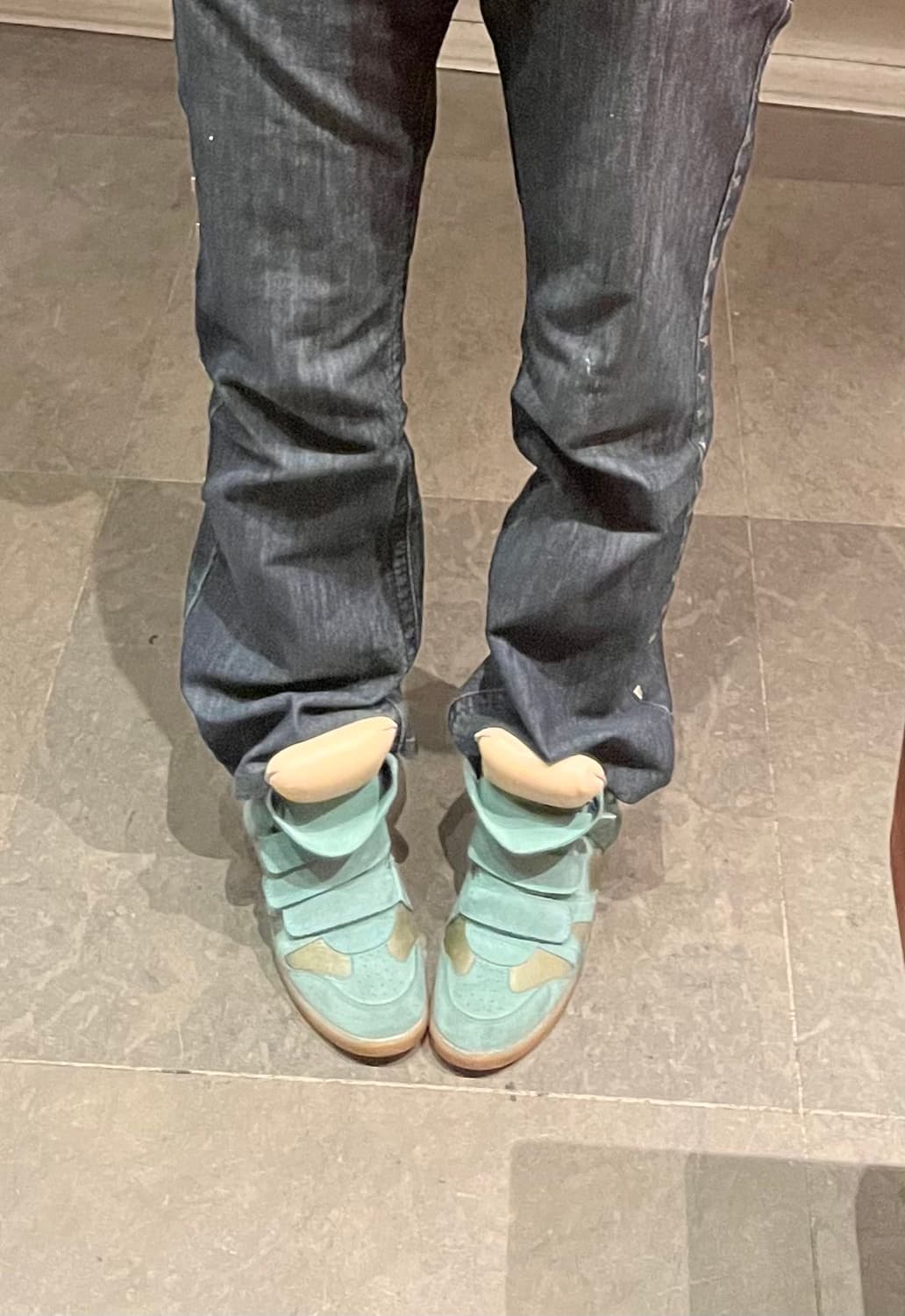 (풀구성 새상품) 이자벨 마랑 베켓 스니커즈 그린 36 상품이미지7