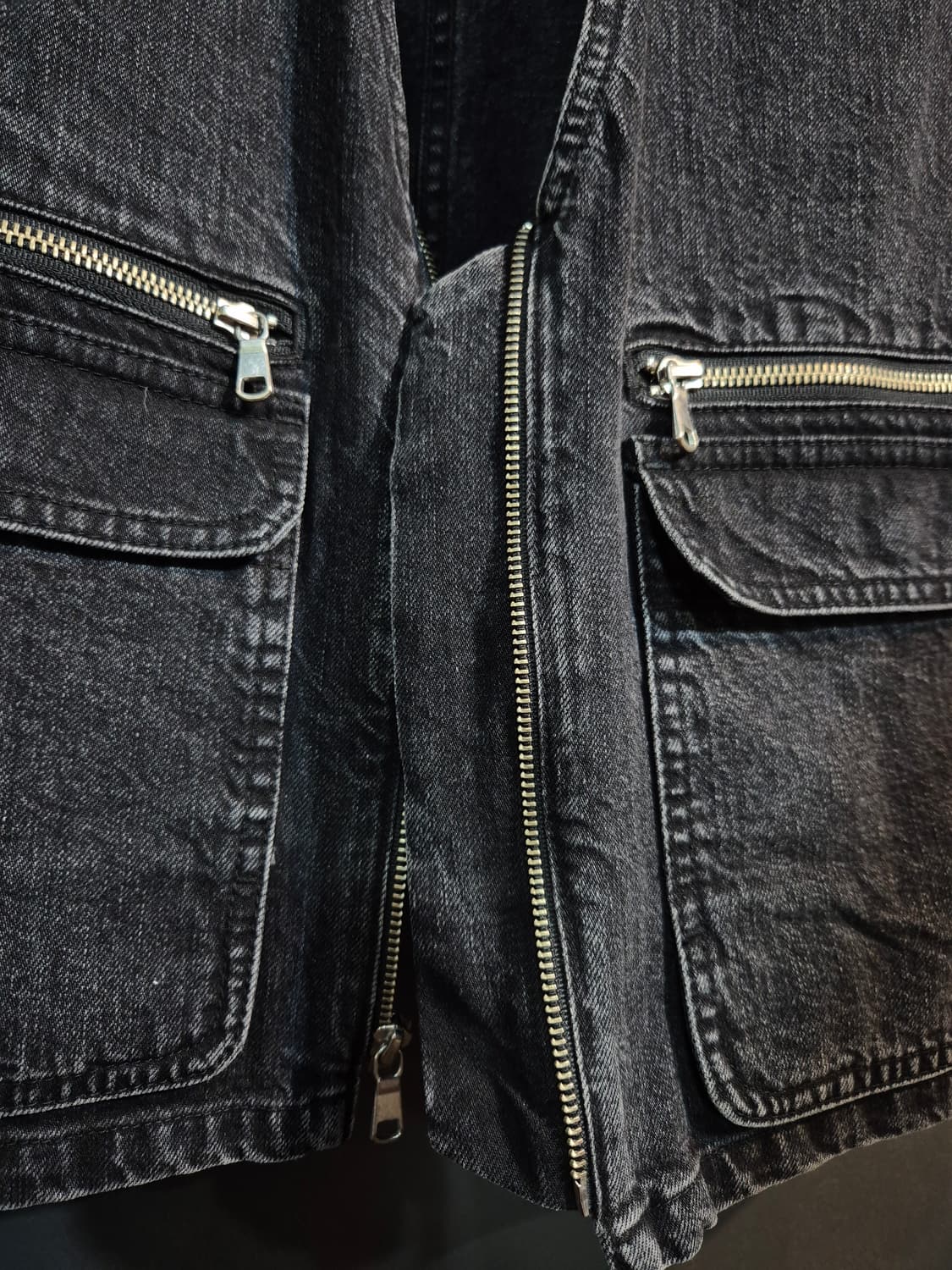 RACHEL COMEY 데님 워크 베스트 2 55 66 상품이미지5