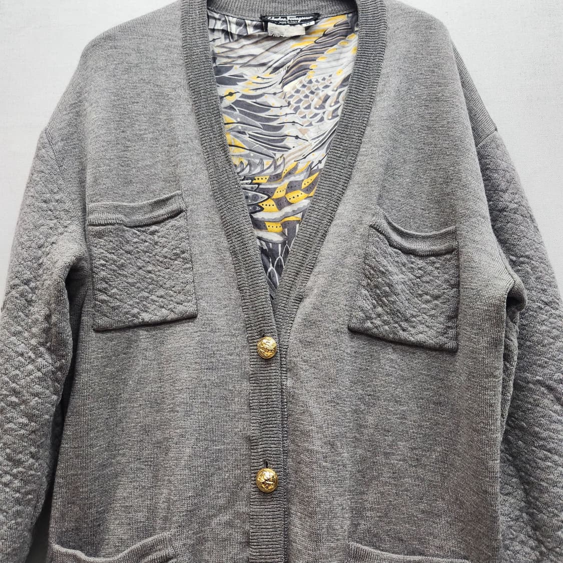 살바토레 페라가모 4포켓 울 가디건 M(L) 상품이미지2