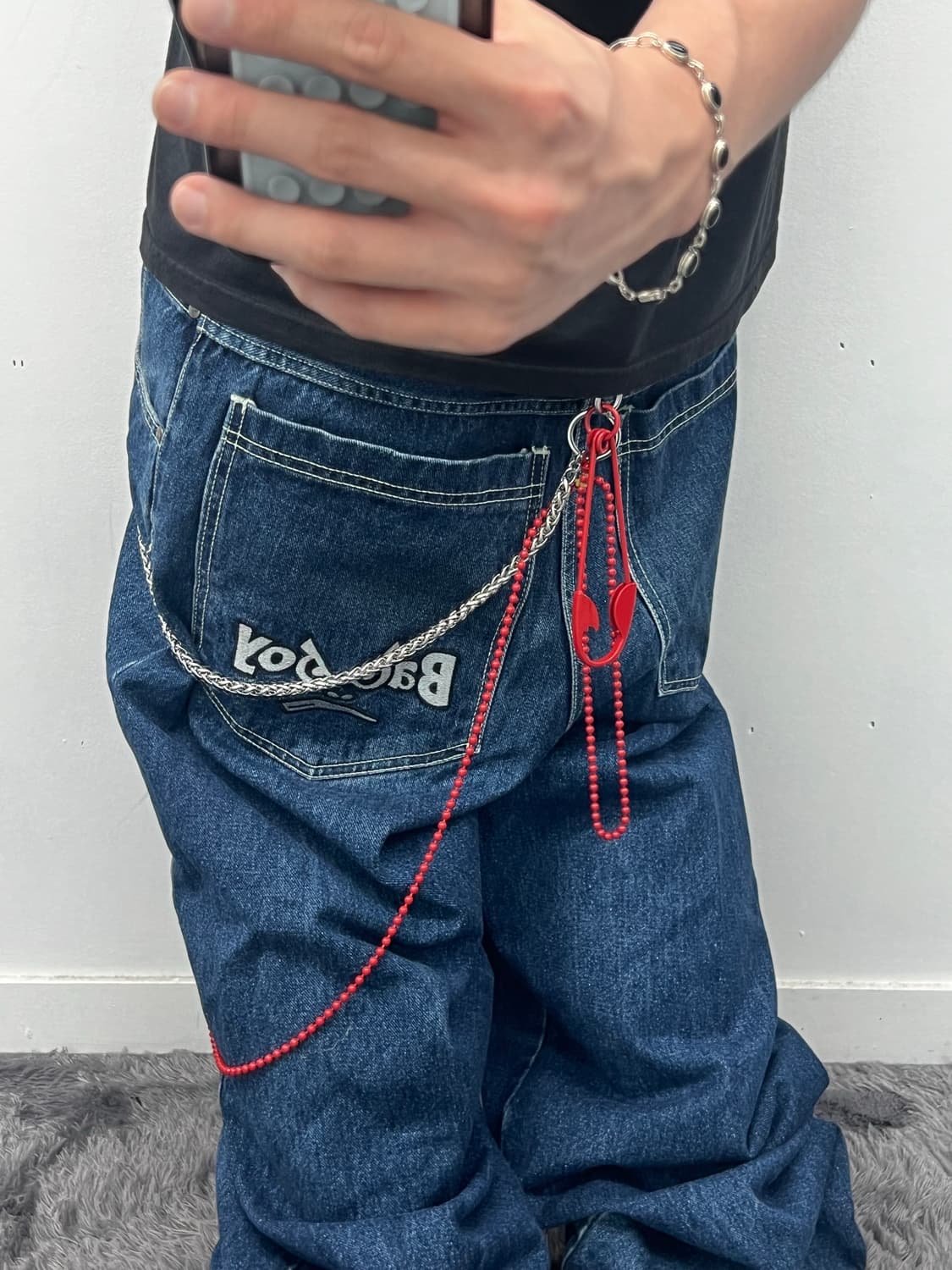 90s) Bad Boy old school denim pants 상품이미지1
