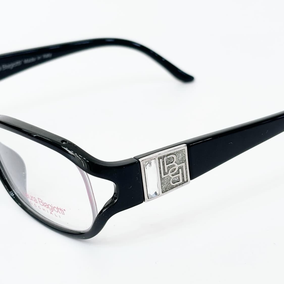 Laura Biagiotti 블랙 뿔테 데드스탁 빈티지안경 상품이미지3
