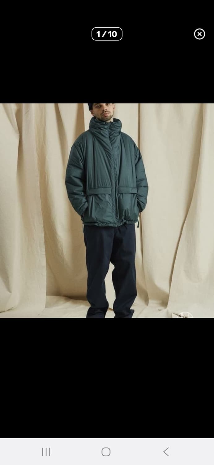 나나미카 21FW 인슐레이션 패딩 그린 상품이미지2