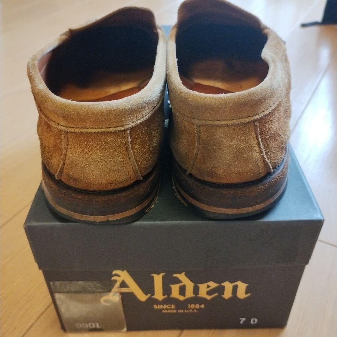 (7.5d) 알든 alden 스웨이드 로퍼 상품이미지5