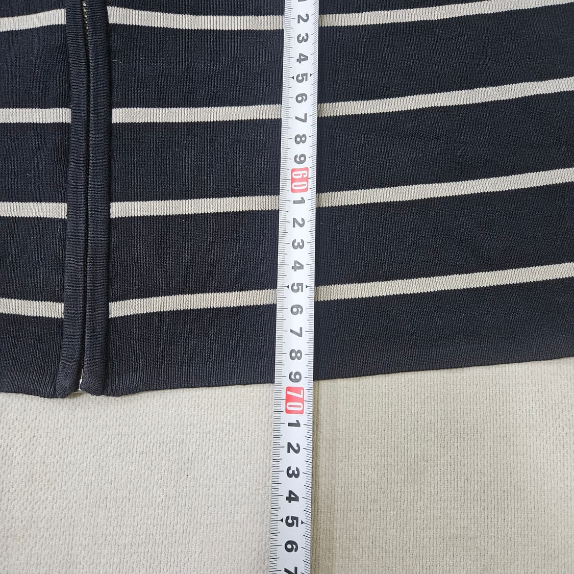 105 빈폴 스트라이프 니트집업 가디건 0407Y 상품이미지6