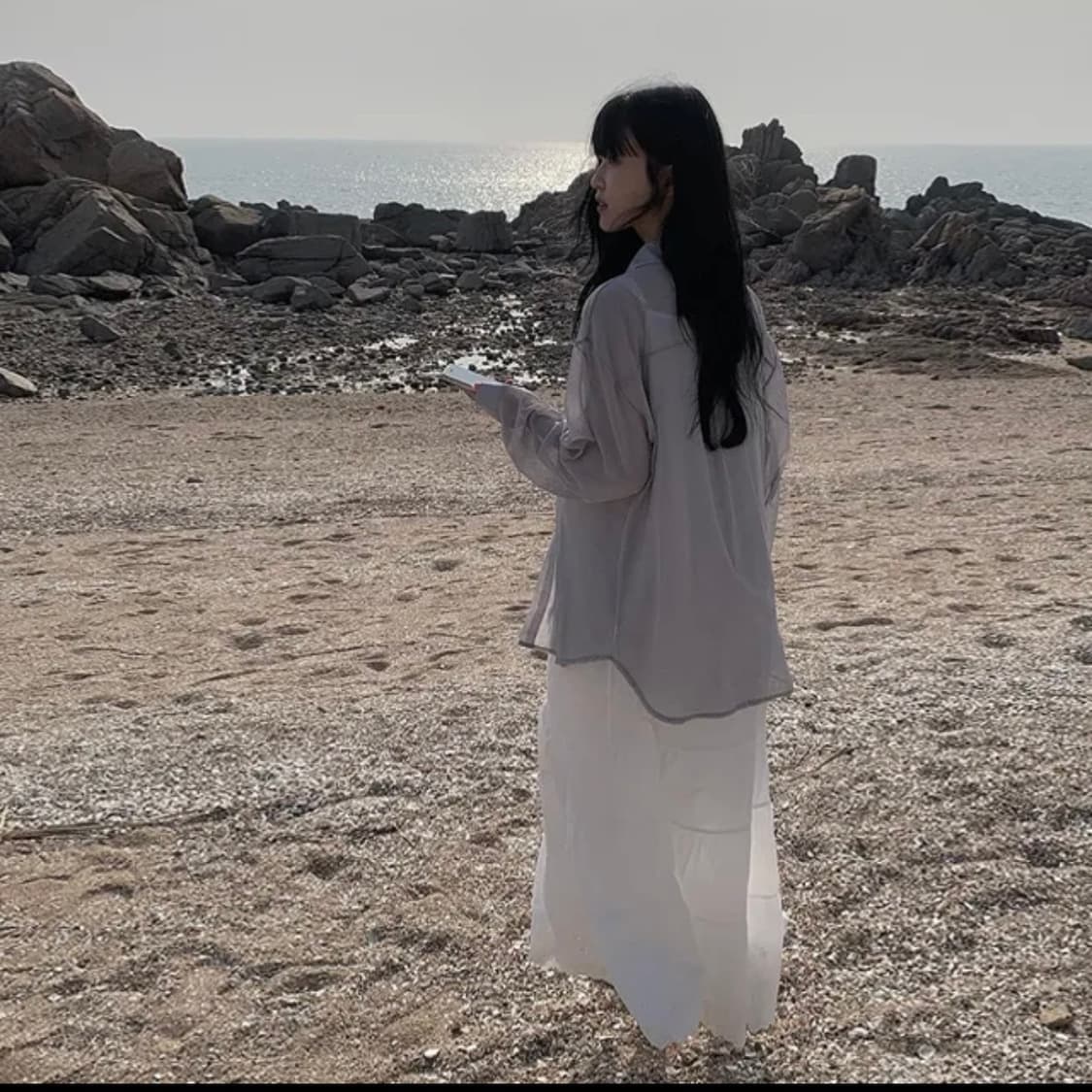 Sora Seethrough summer shirts 상품이미지3