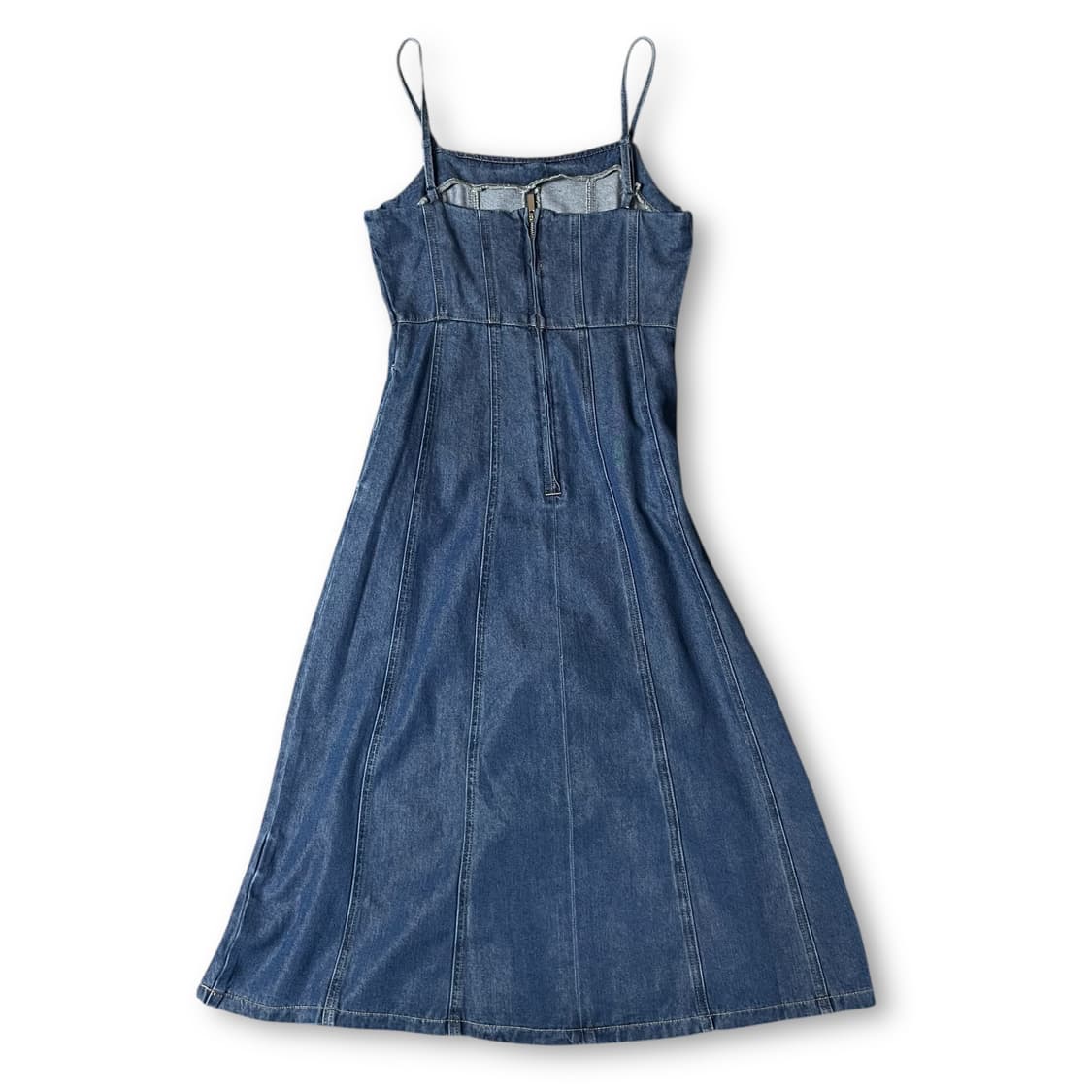 [새상품] 플라스틱아일랜드 데님 나시 롱 원피스 상품이미지2