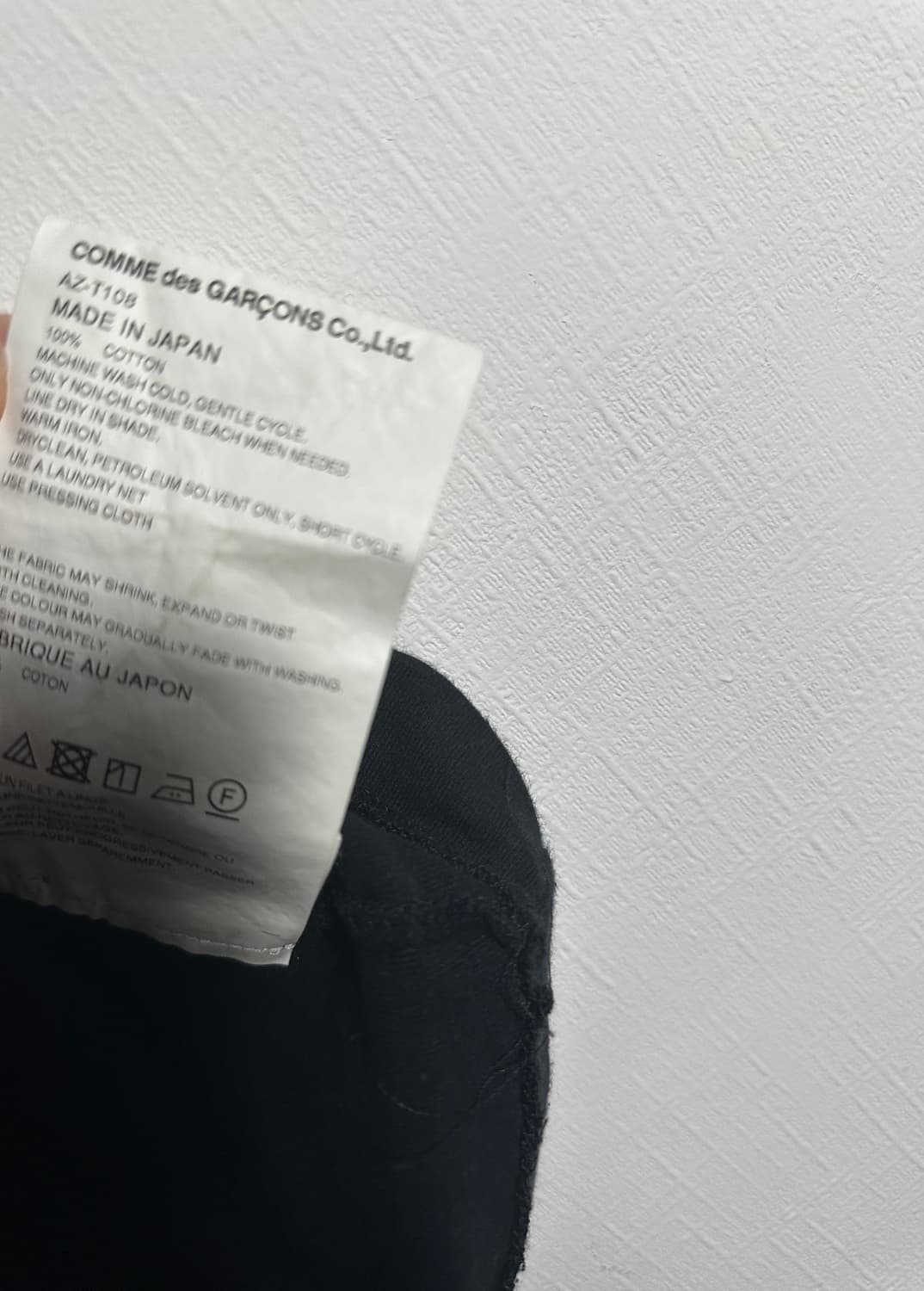 플레이 꼼데가르송 레드 하트 티셔츠 블랙 S 상품이미지5