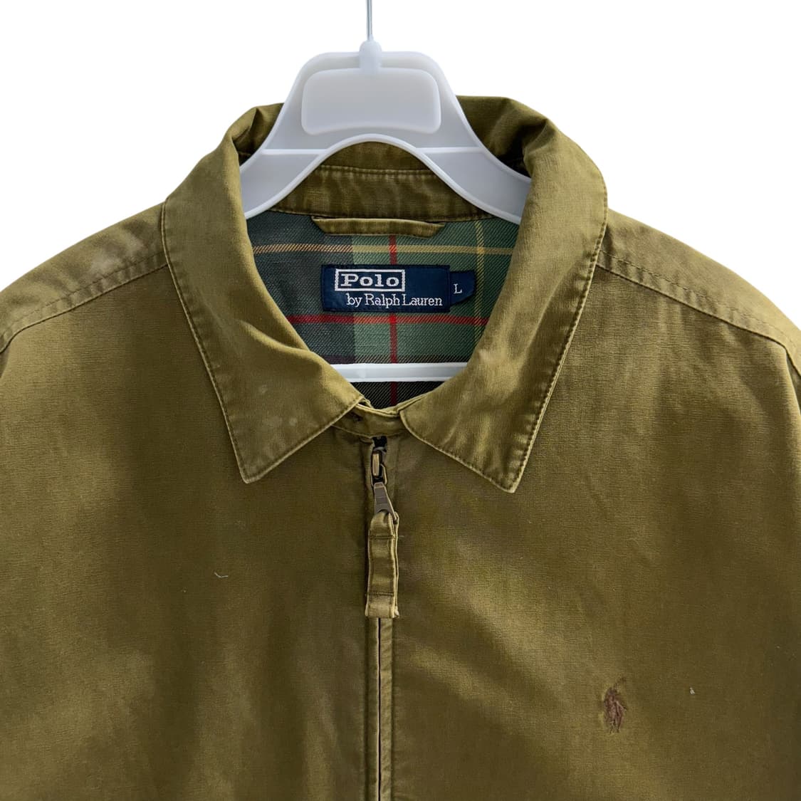 [L] 폴로 카키 코튼 자켓 상품이미지5
