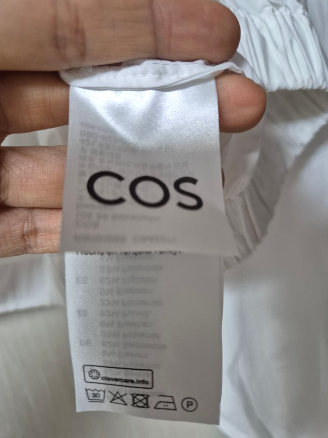 COS 코스 엘라스틱 웨이스트 셔츠 탑 34 신형 상품이미지6