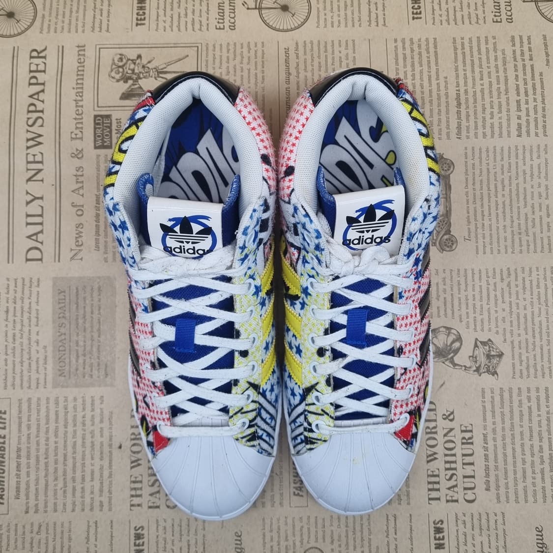 아디다스 슈퍼스타업 키높이하이탑245 굽5  상품이미지2