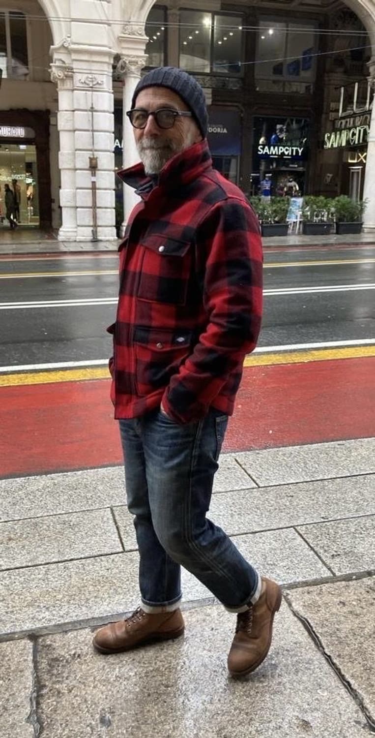 울리치 50s 매키노 울 자켓 (XL) 버팔로 헌팅 상품이미지2