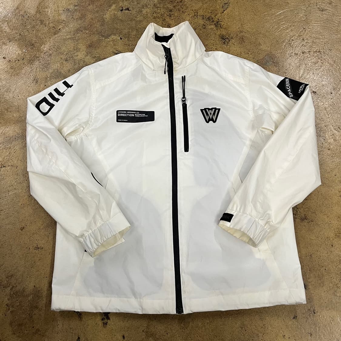 [정품/L] 라이프워크 화이트 바람막이 자켓 b15 상품이미지2