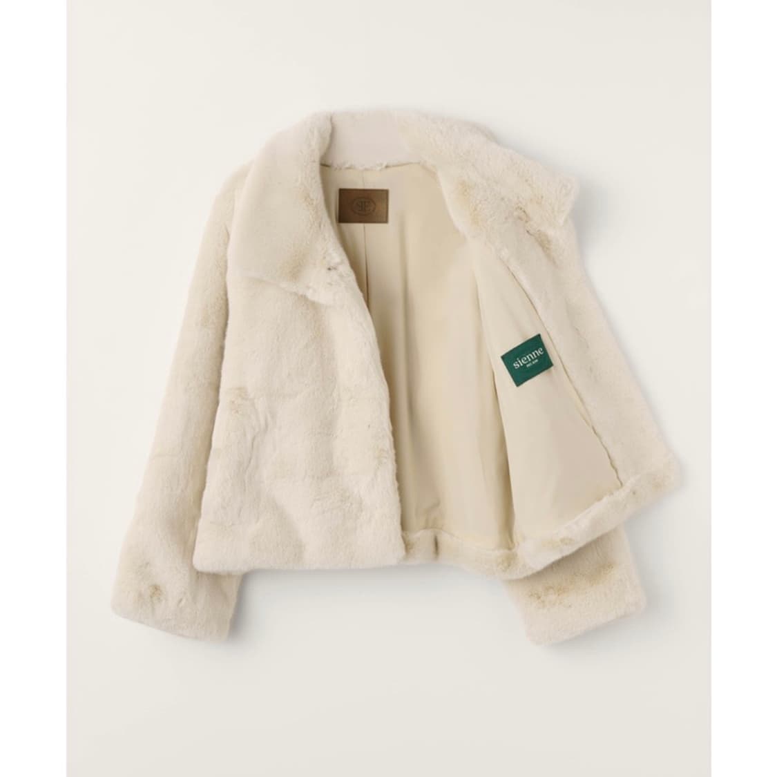 시엔느 캐롤 퍼자켓 아이보리 상품이미지2