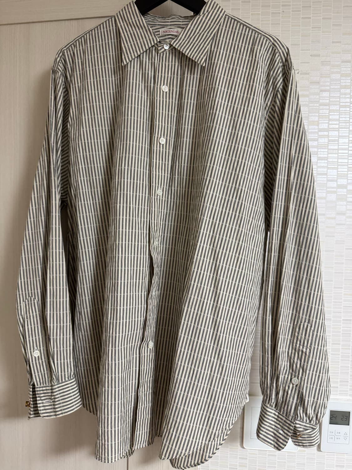 [XL] 나이스네스 클레멘트 도비셔츠 상품이미지5