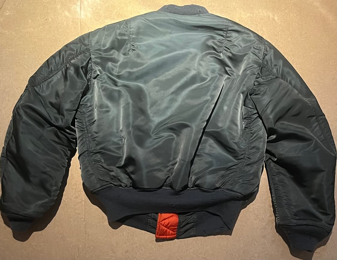 (M) 알파인더스트리 1968 오리지널 MA-1 울파일100% 상품이미지2