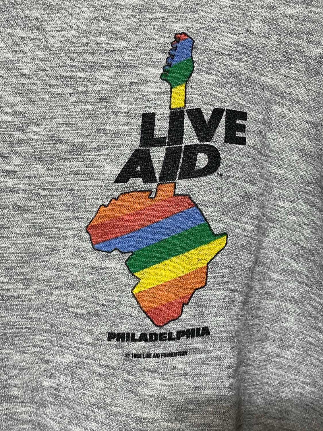 80s Live Aid sweatshirt 상품이미지4