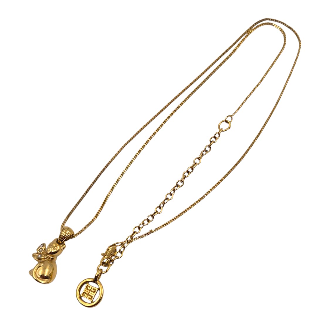 90s 프랑스 지방시 리본 고양이 목걸이 상품이미지2