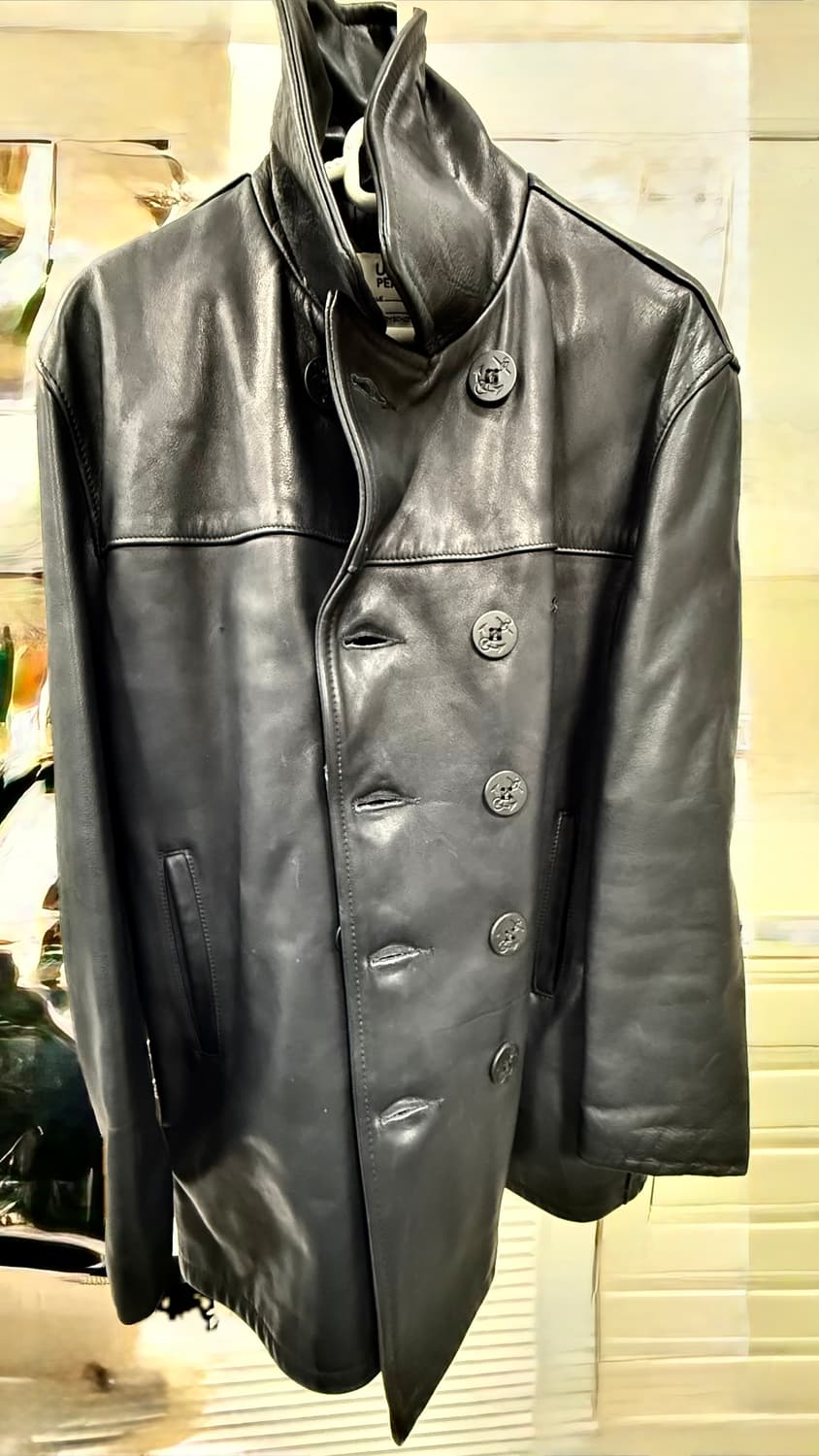 Schott 740n leather 피코트 상품이미지1