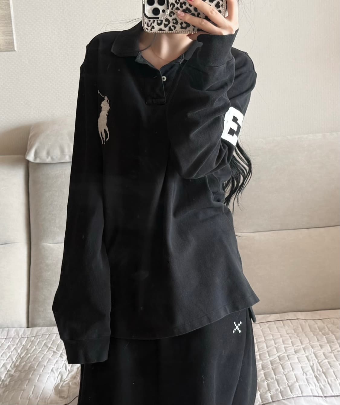 폴로 랄프로렌 빅포니 블랙 긴팔 상품이미지1