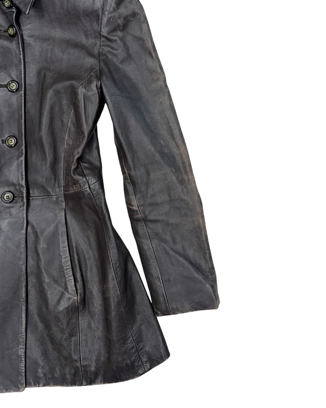 엠포리오 아르마니 00AW 레더 자켓 브라운 상품이미지7