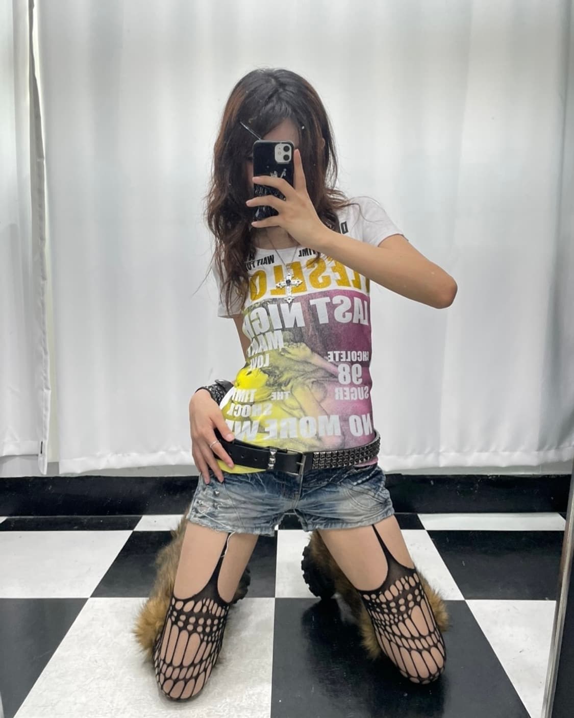 🎸화이트 레터링 프린팅 티셔츠🎸 상품이미지1