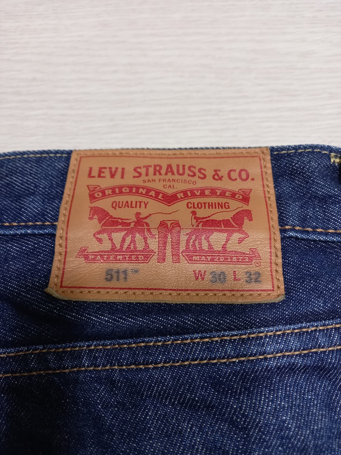 29 리바이스511 Turkey 셀비지 슬림일자진 진청 29-560 상품이미지5